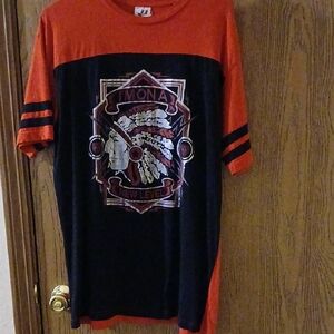 Mona New Level Red and Black Short Sleeve Tee